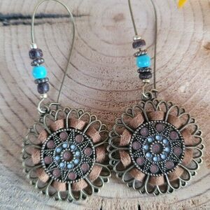 Vintage western dangle earrings